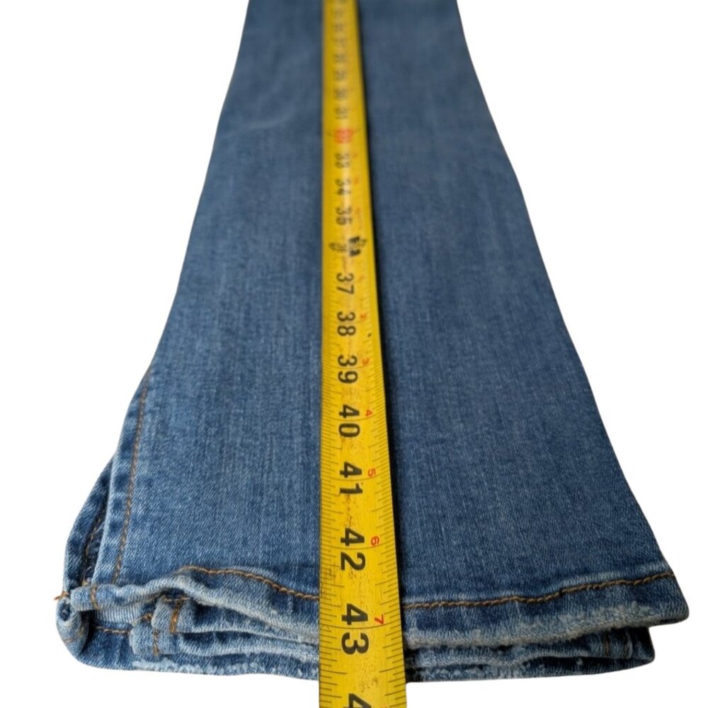 Fashion Nova Killing ‘Em Kindly High Rise Distressed Split Hem Jeans Size 7 - Picture 9 of 12